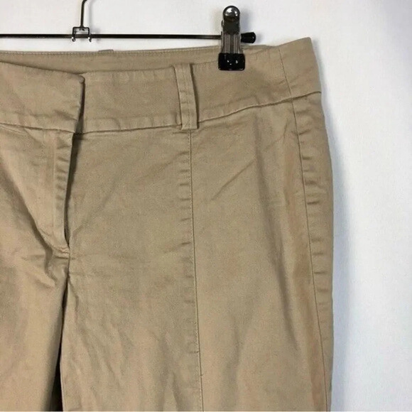 Ann Taylor Carnegie Crop Khaki Dress Pants 4 - Picture 3 of 3